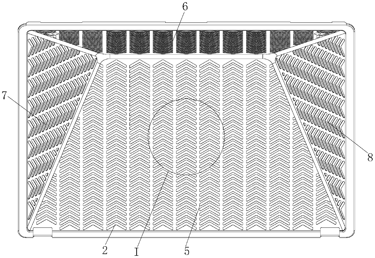 Bionic lampblack purification filter screen of range hood