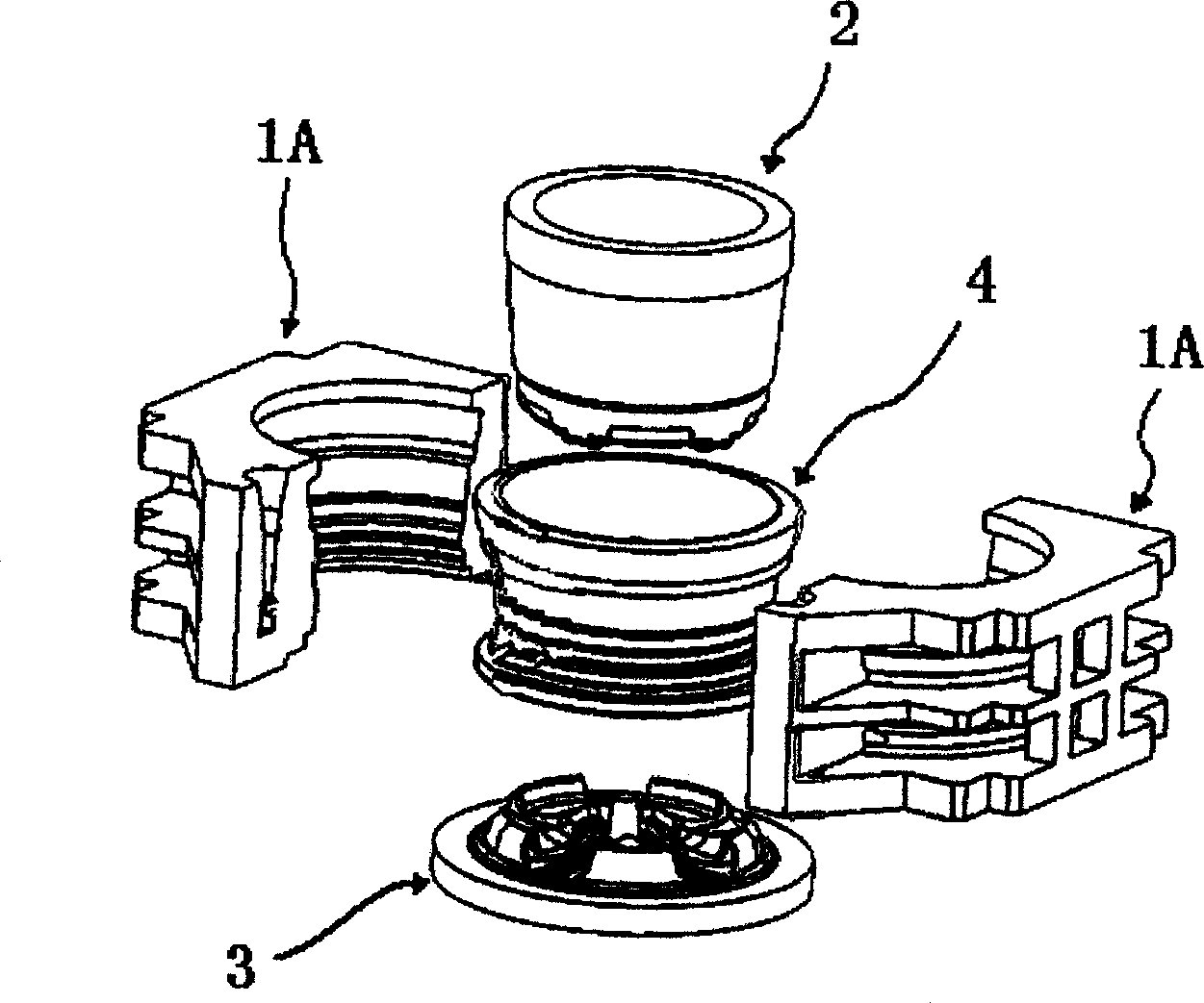 Side mold for gravitational casting of automobile hub