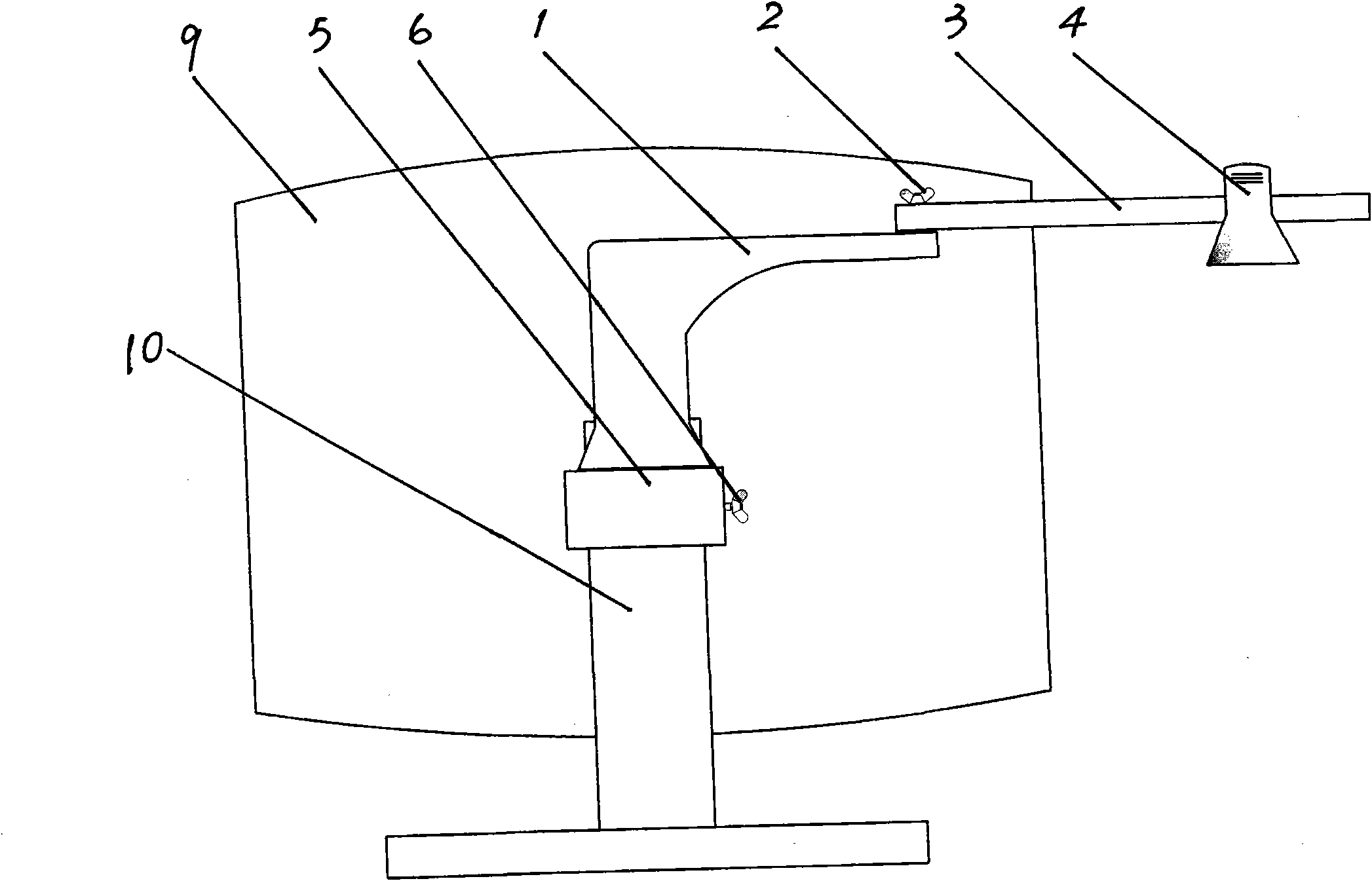 Liquid crystal display auxiliary rack