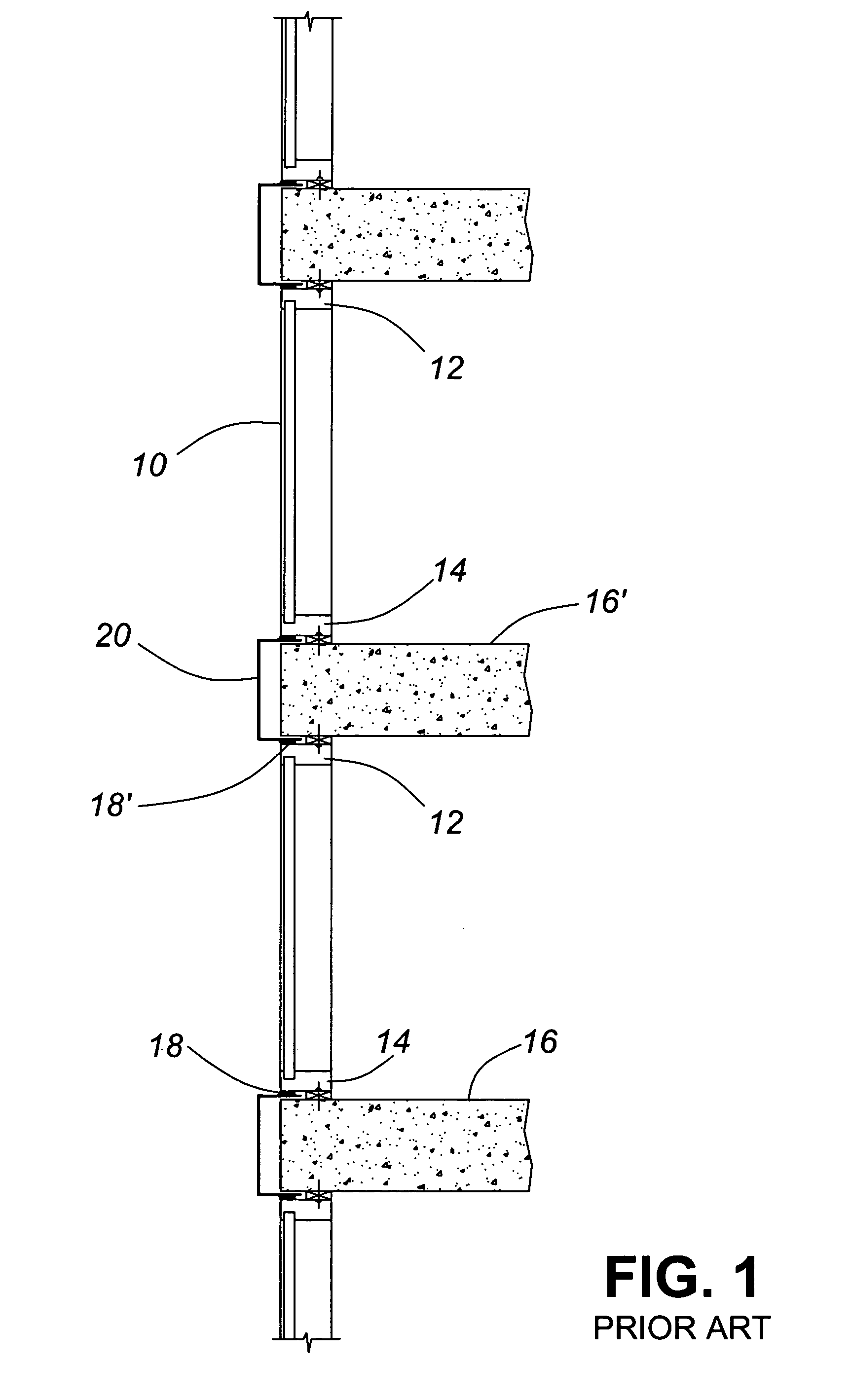 Hybrid window wall/curtain wall system and method of installation