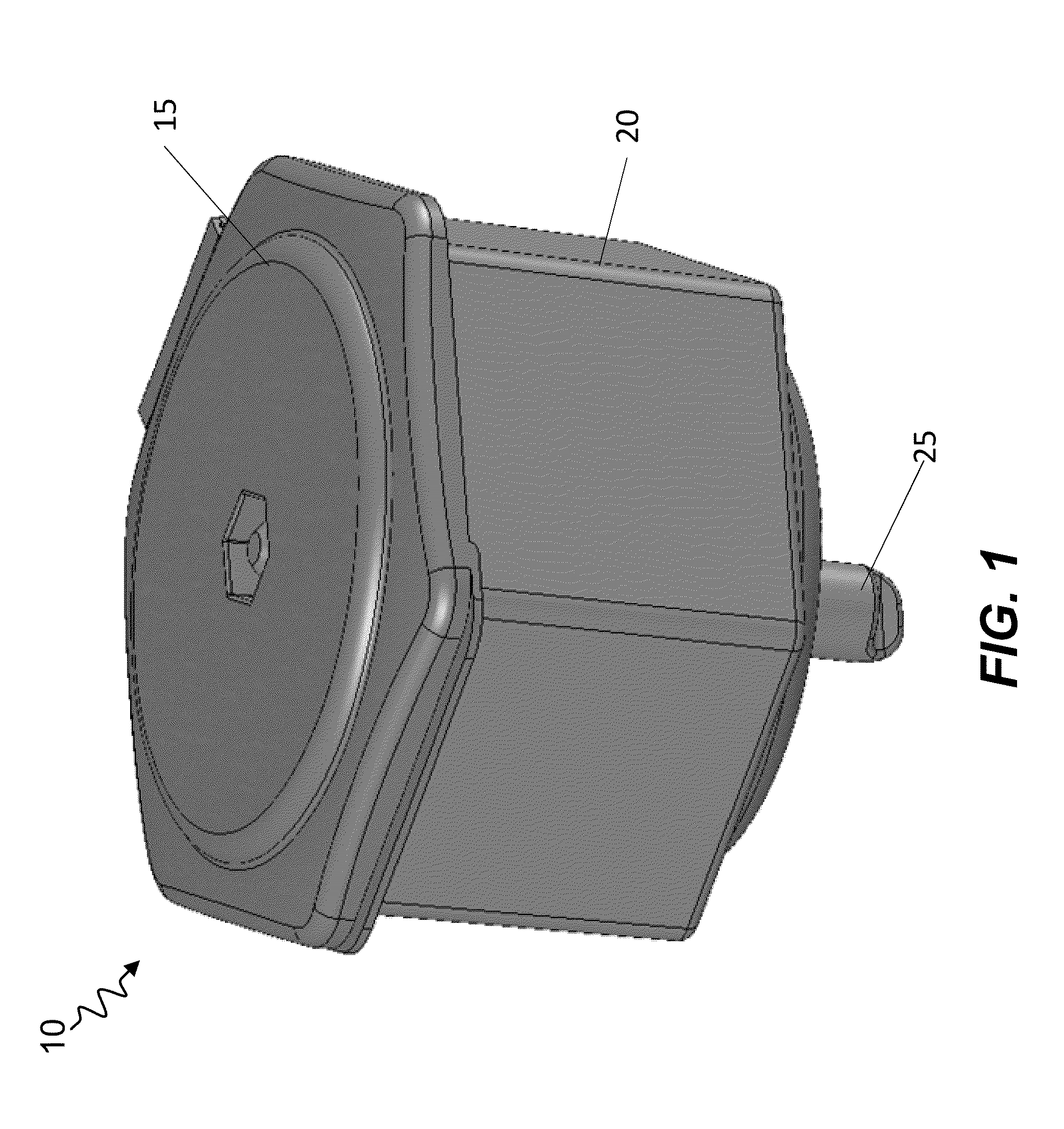 Receptacle for attachment to a rim