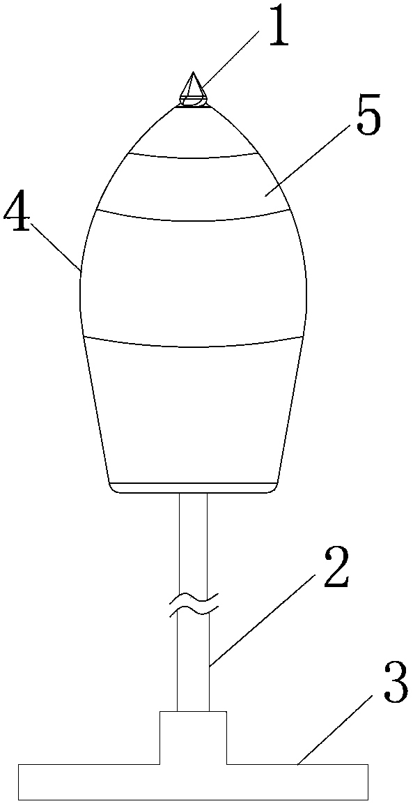 Predischarge lightning conductor