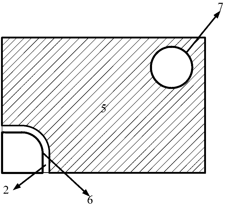 Light-emitting diode surface metal sub-wavelength embedded grating structure and method for preparing same