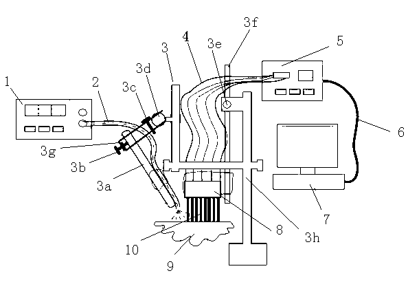 Repairing device and method for stimulating nerves by near infrared light