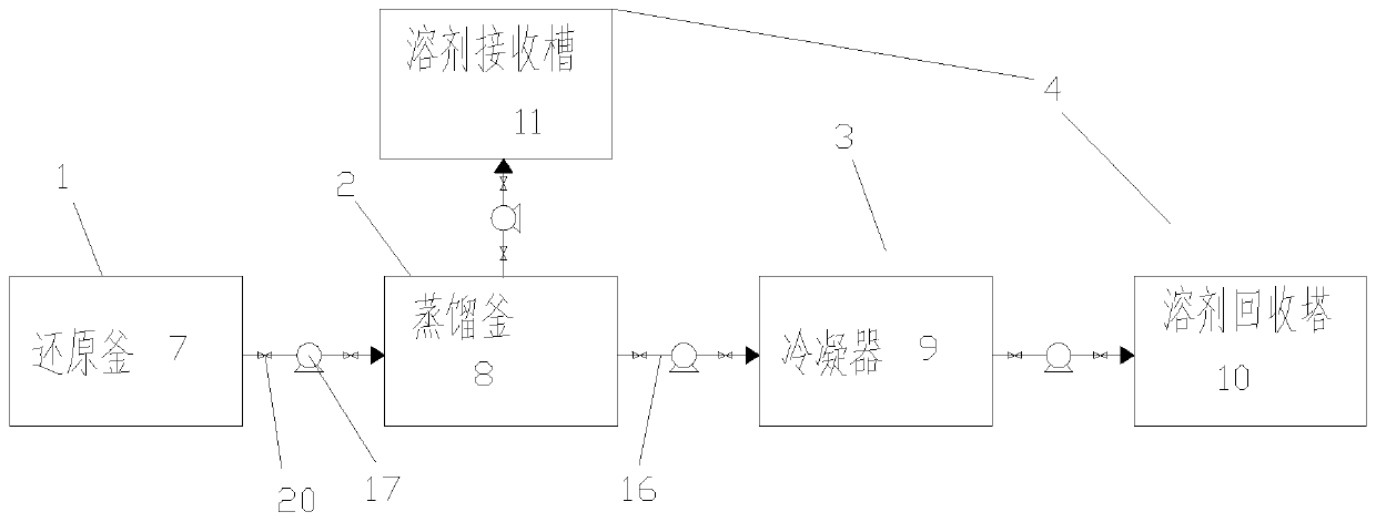 A kind of synthesis system of oxadiazon intermediate amino ether