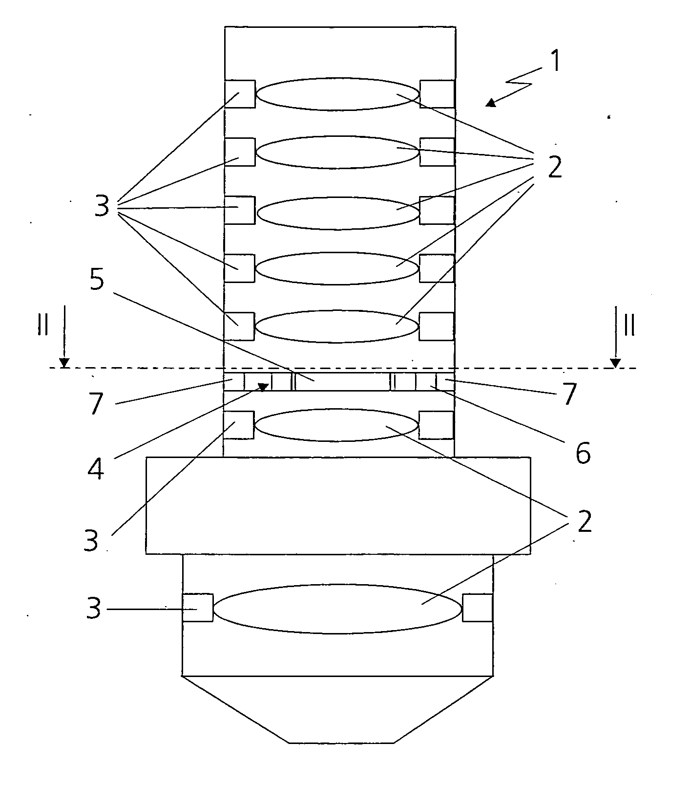 Replacement apparatus for an optical element