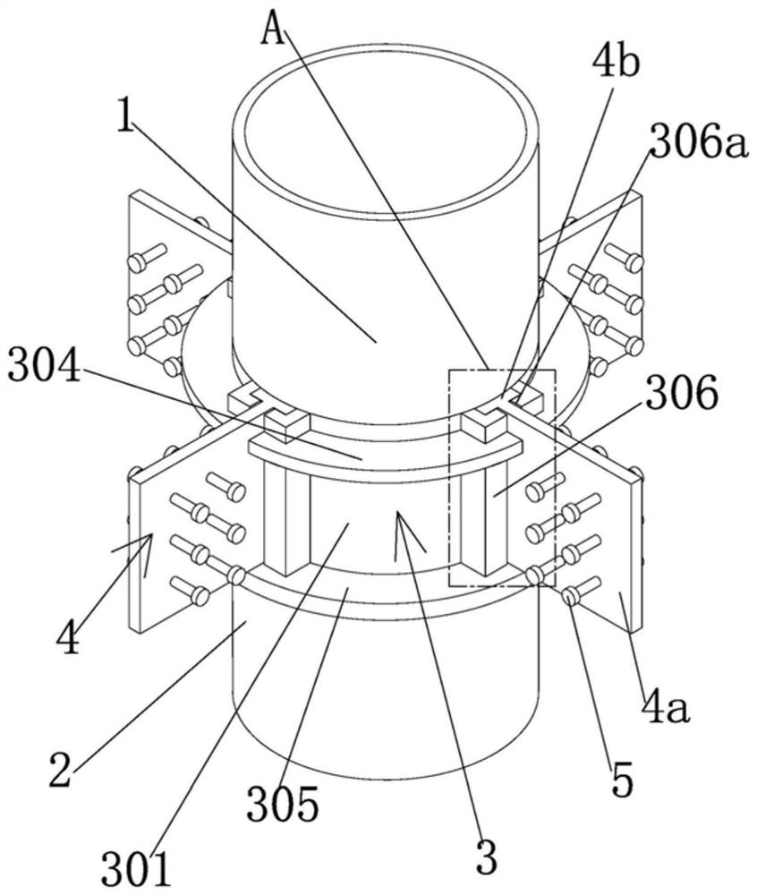 Flat slab node structure suitable for steel pipe or concrete filled steel tubular column