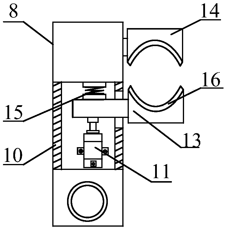 Automatic threading machine with lead pressing function