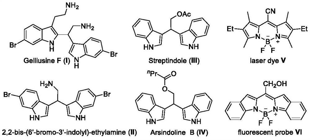 Synthesis method of 2, 2-diaryl acetonitrile compound