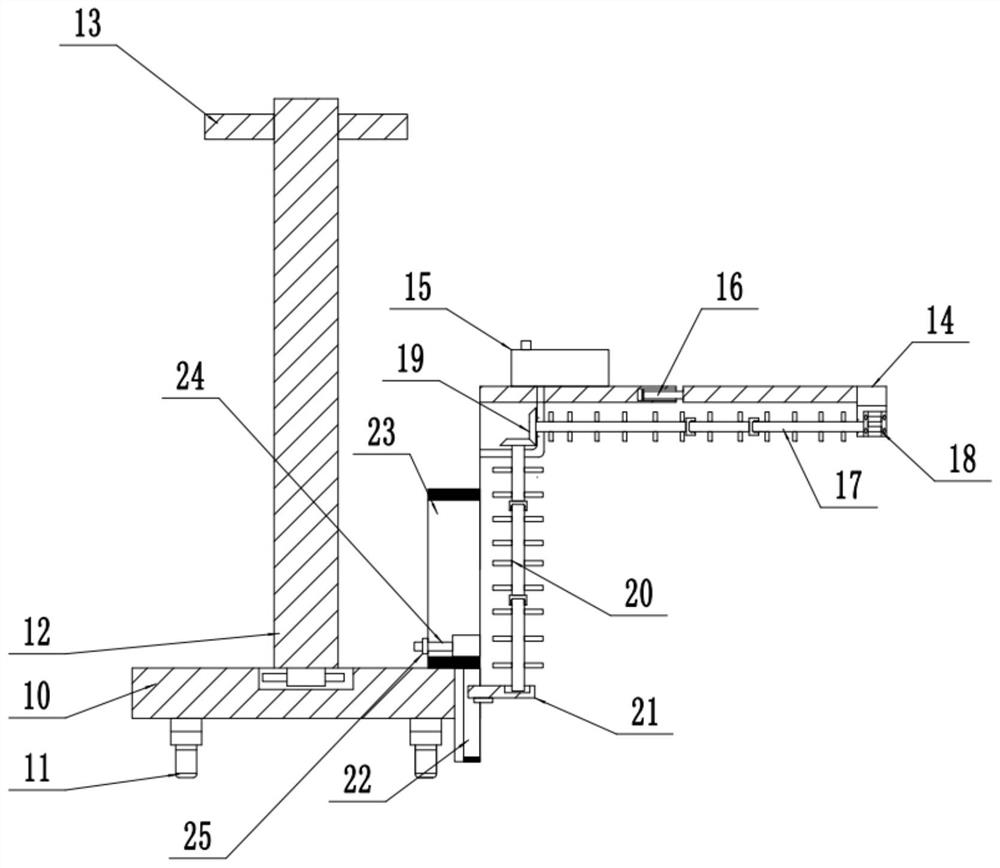 Road two-side curbstone cleaning device for municipal engineering greening