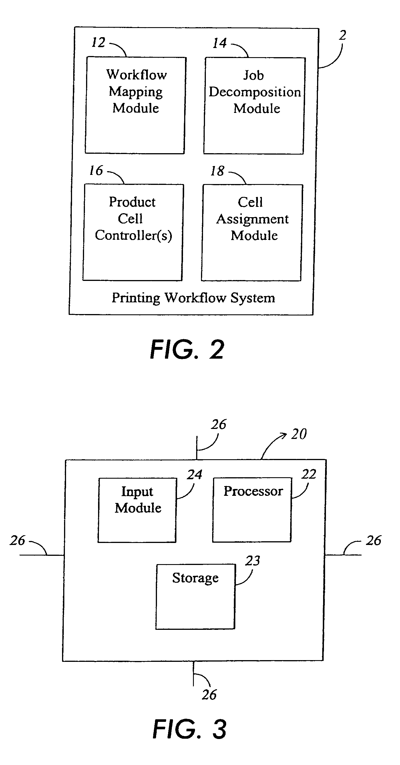 Production server for automated control of production document management