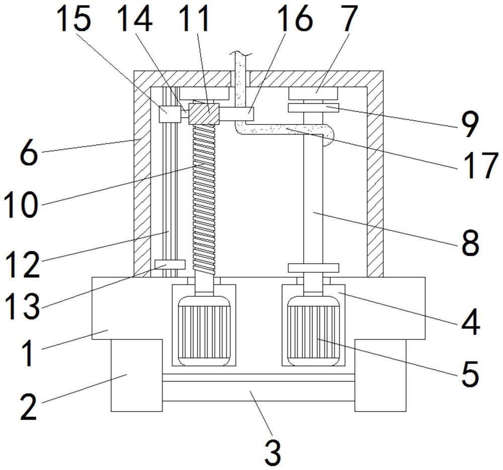 Vertical stranding machine for graphite fiberglass composite belt