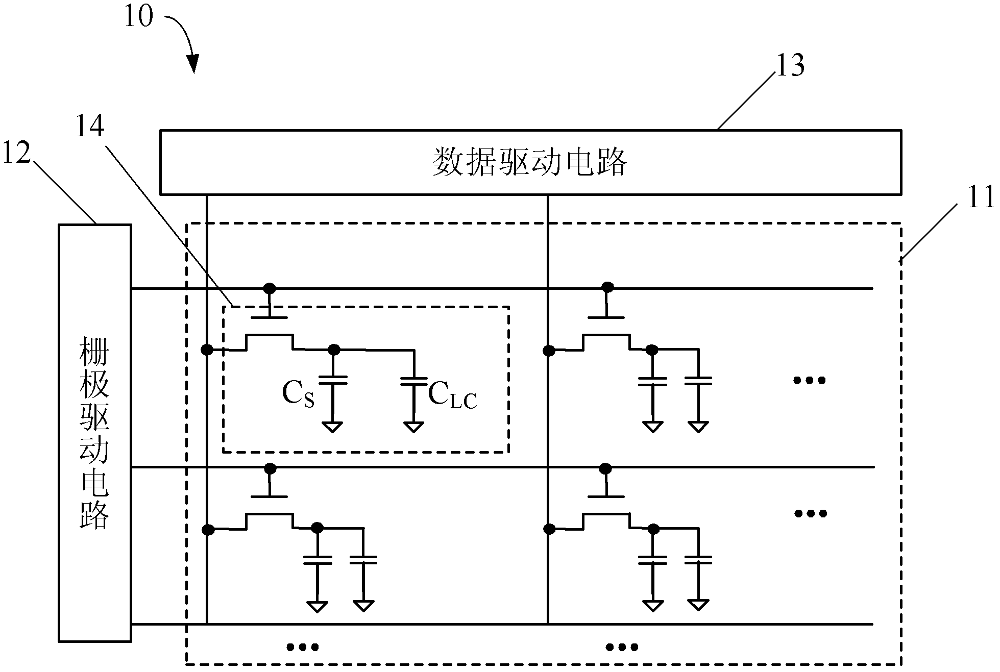 Data driving circuit and display device thereof