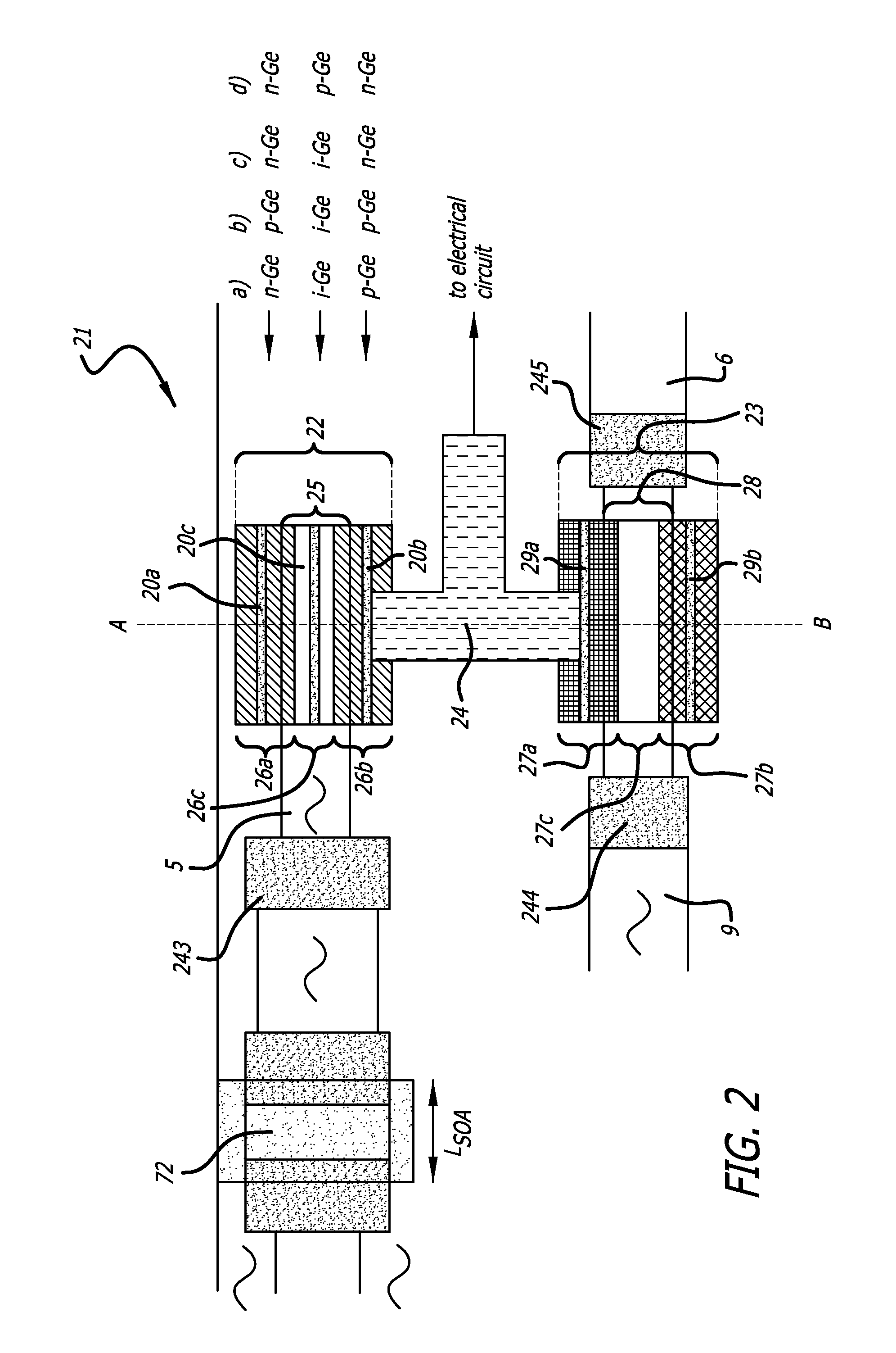 Detector remodulator and optoelectronic switch