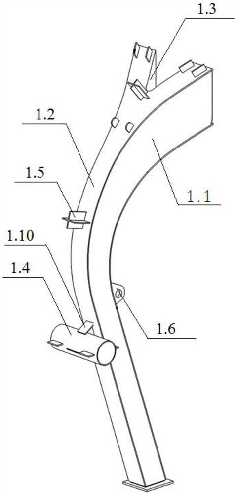 A hyperbolic arc long-span steel truss and its manufacturing method