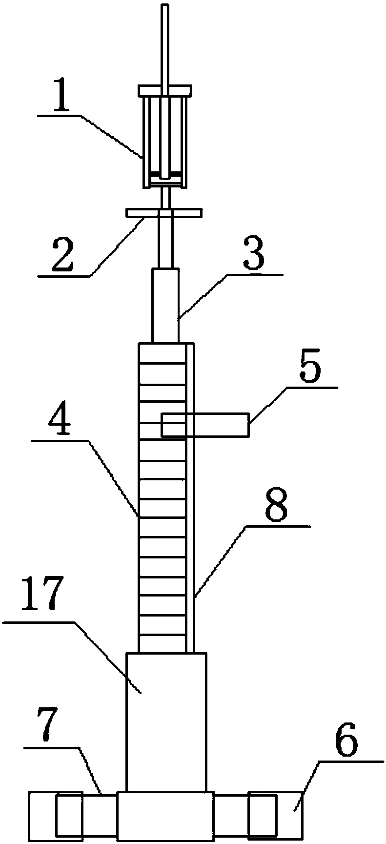 Integrated movable single-tube communication tower