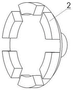 High-order denatured elliptical push rod movable tooth transmission