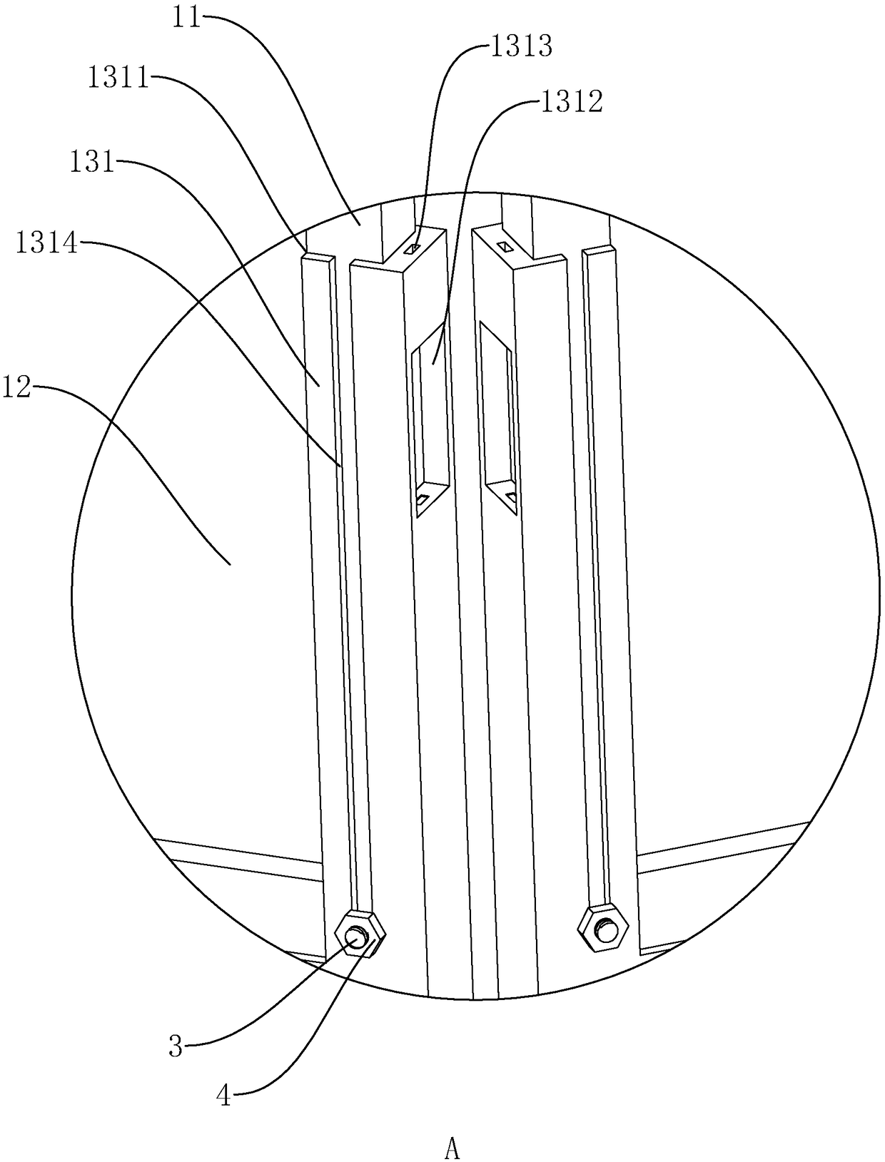 Building decoration screen