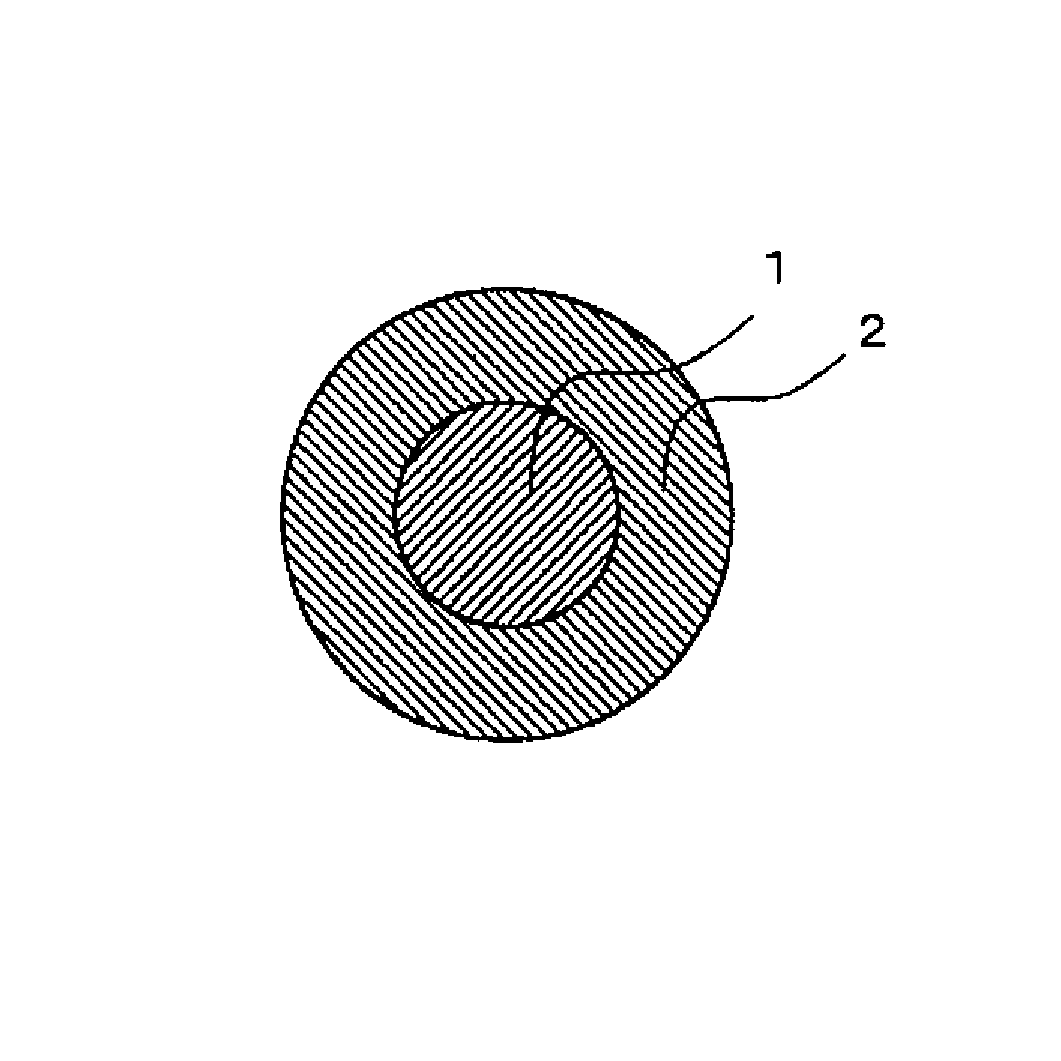 Covered conductor for wire harness and wire harness produced using the same