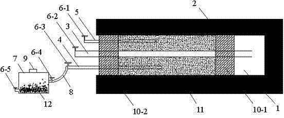 Sealing method of water-containing drill hole for gas extraction