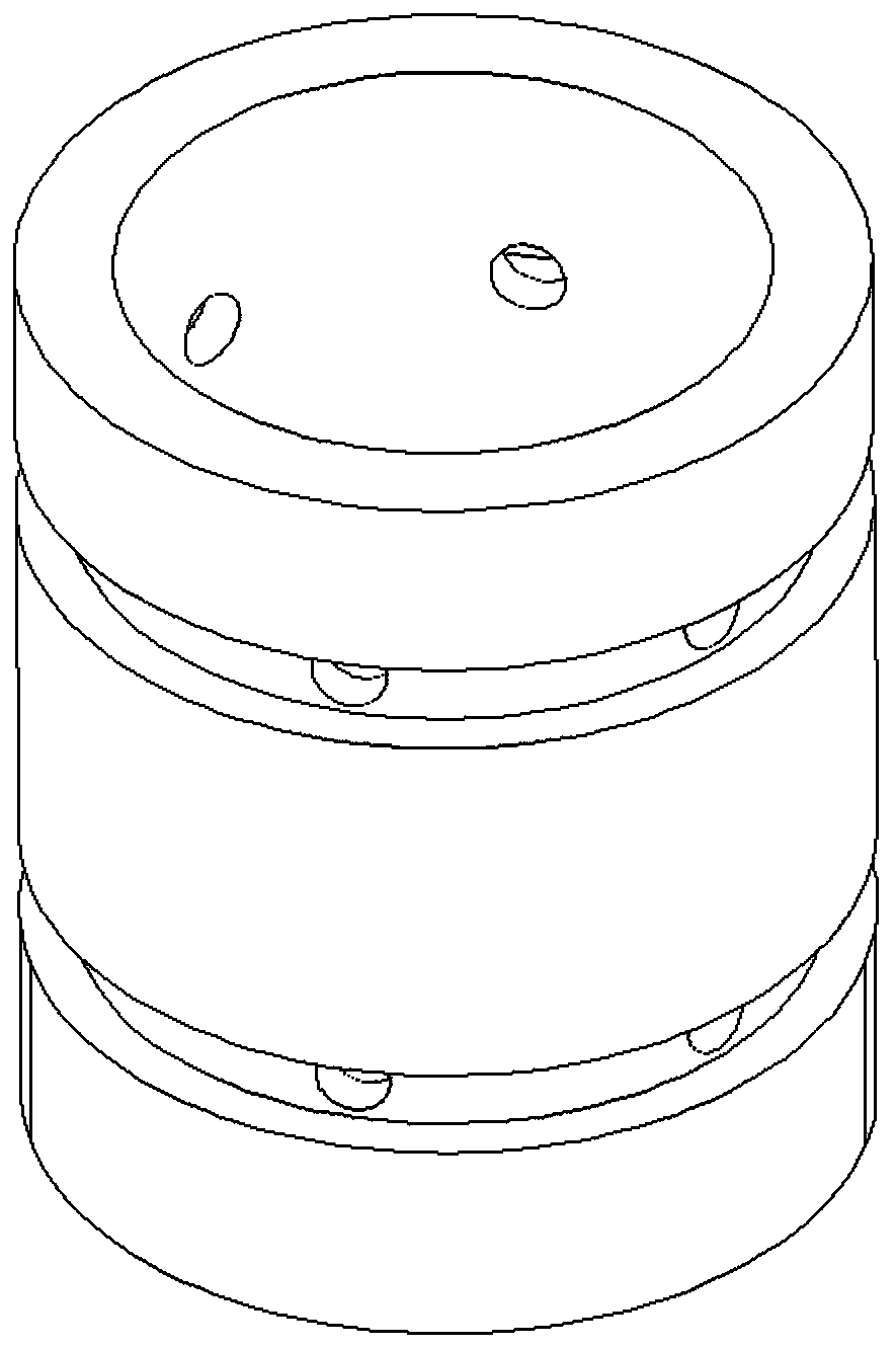 A hydraulic support cylinder structure