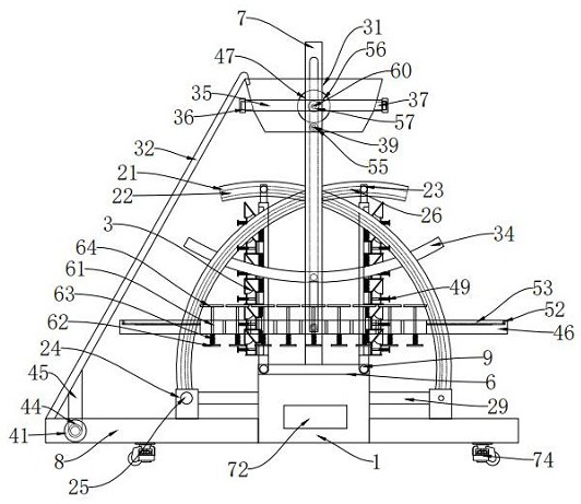 Node moving type fertilizer carrying device
