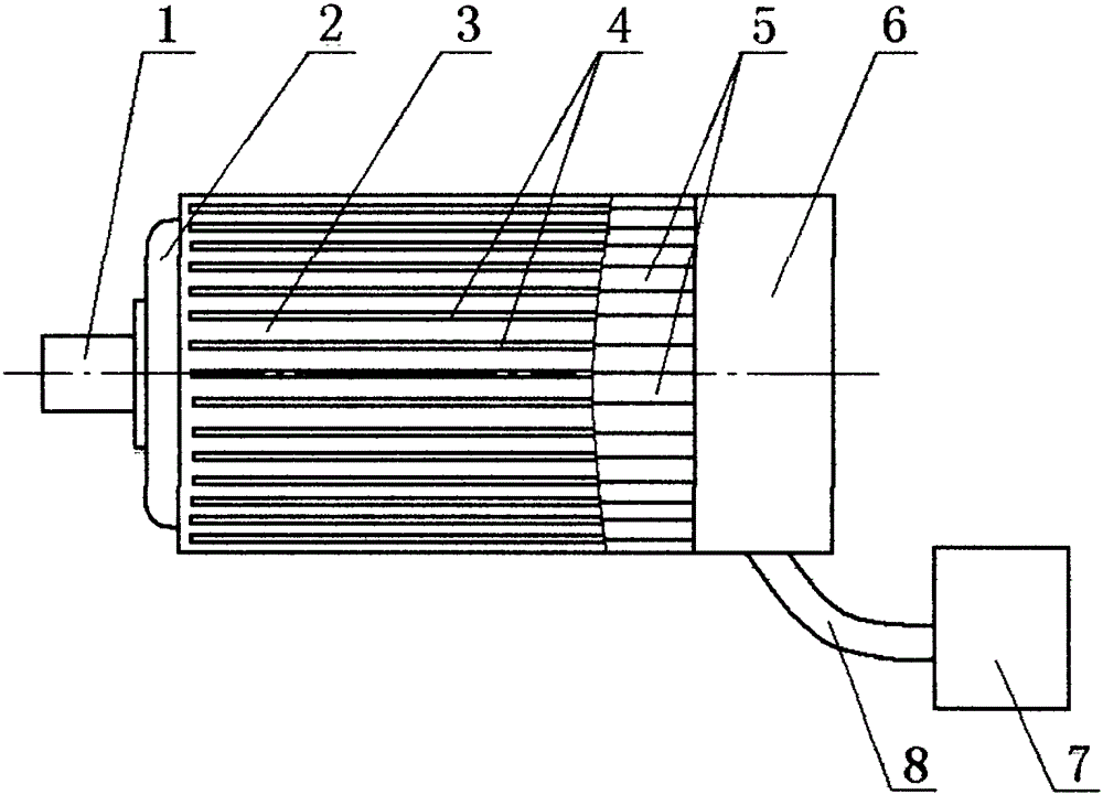 Asynchronous motor frame