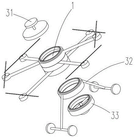 Multi-rotor aircraft and airframe and extension module of multi-rotor aircraft