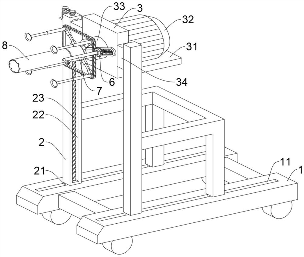 Building wall punching device and using method thereof