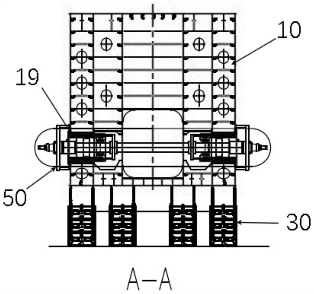 Processing and installation technology of a cutter bridge frame of a cutter suction dredger