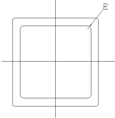 A thermal field structure of square sapphire single crystal furnace