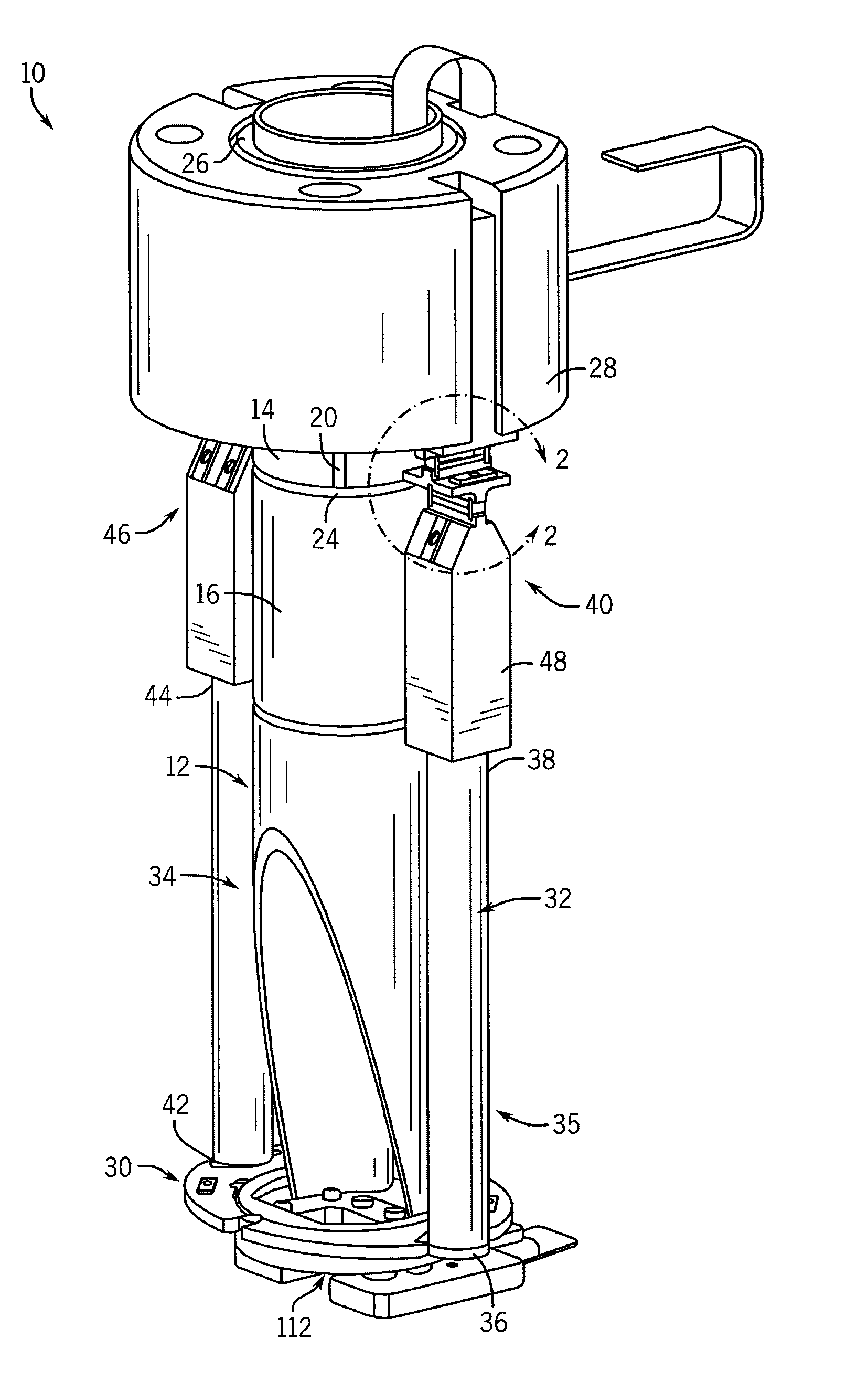 Scanning probe microscope having support stage incorporating a kinematic flexure arrangement