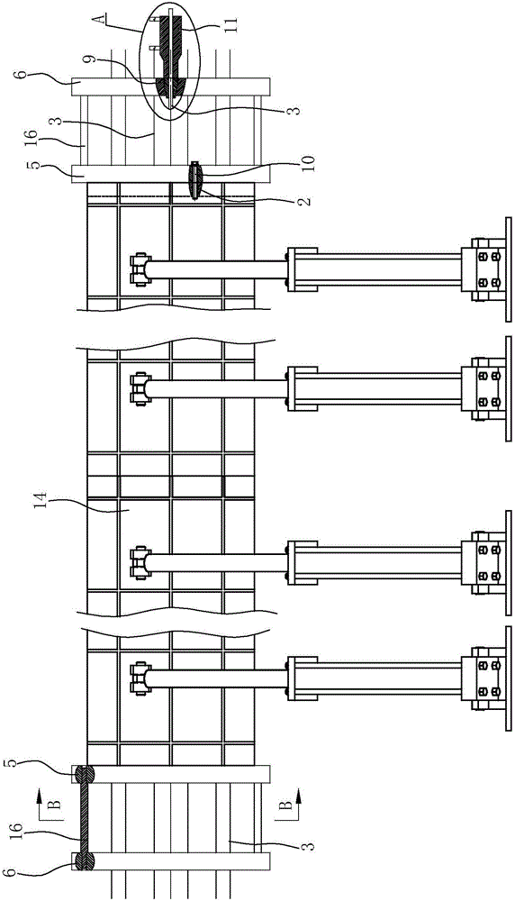 Method of manufacturing h-piles with steel strands