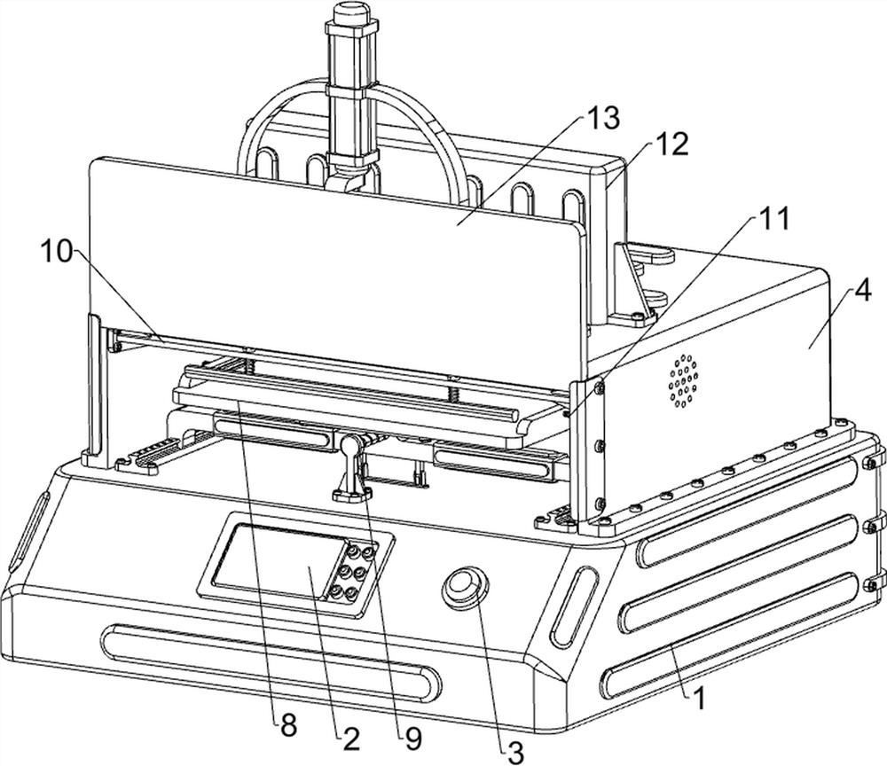 A device for removing ic chip silk screen for built-in mobile phone accessories