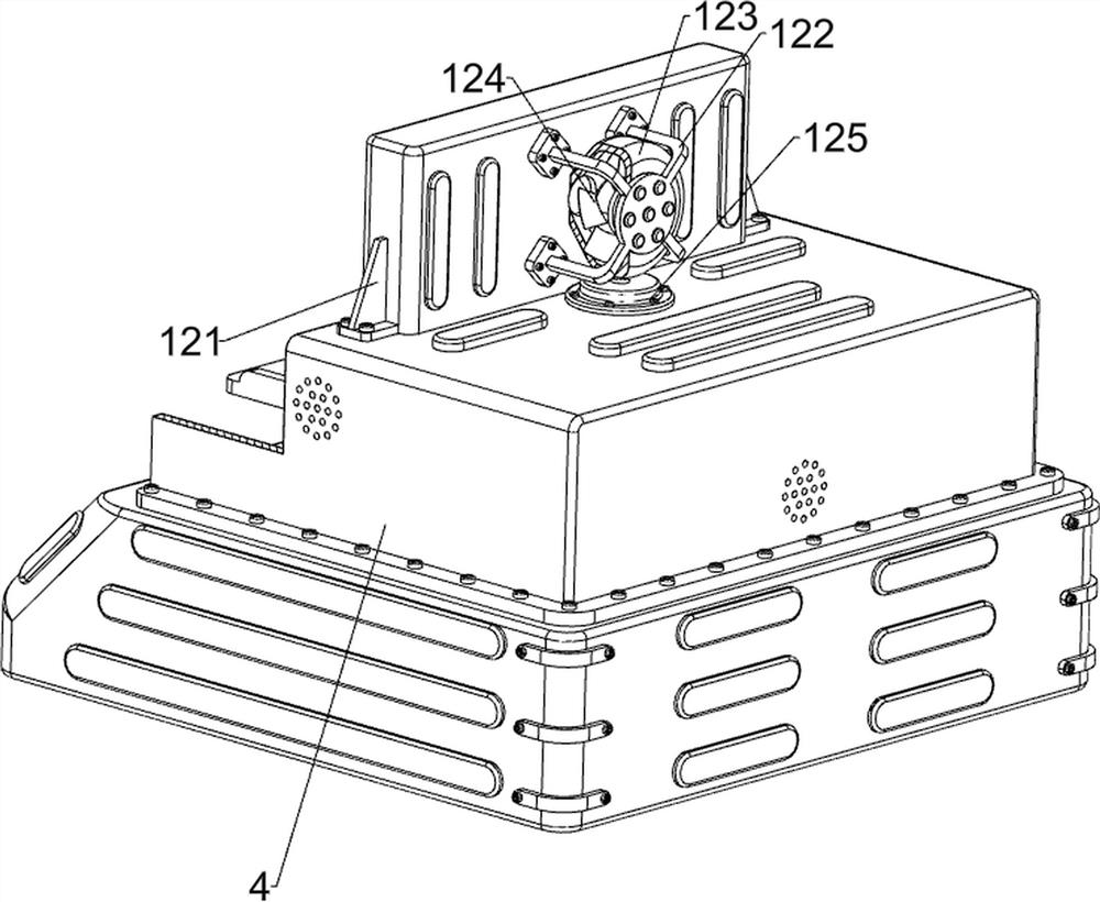 A device for removing ic chip silk screen for built-in mobile phone accessories