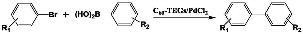 Method for synthesizing biphenyl carboxylic acid compounds by suzuki coupling reaction