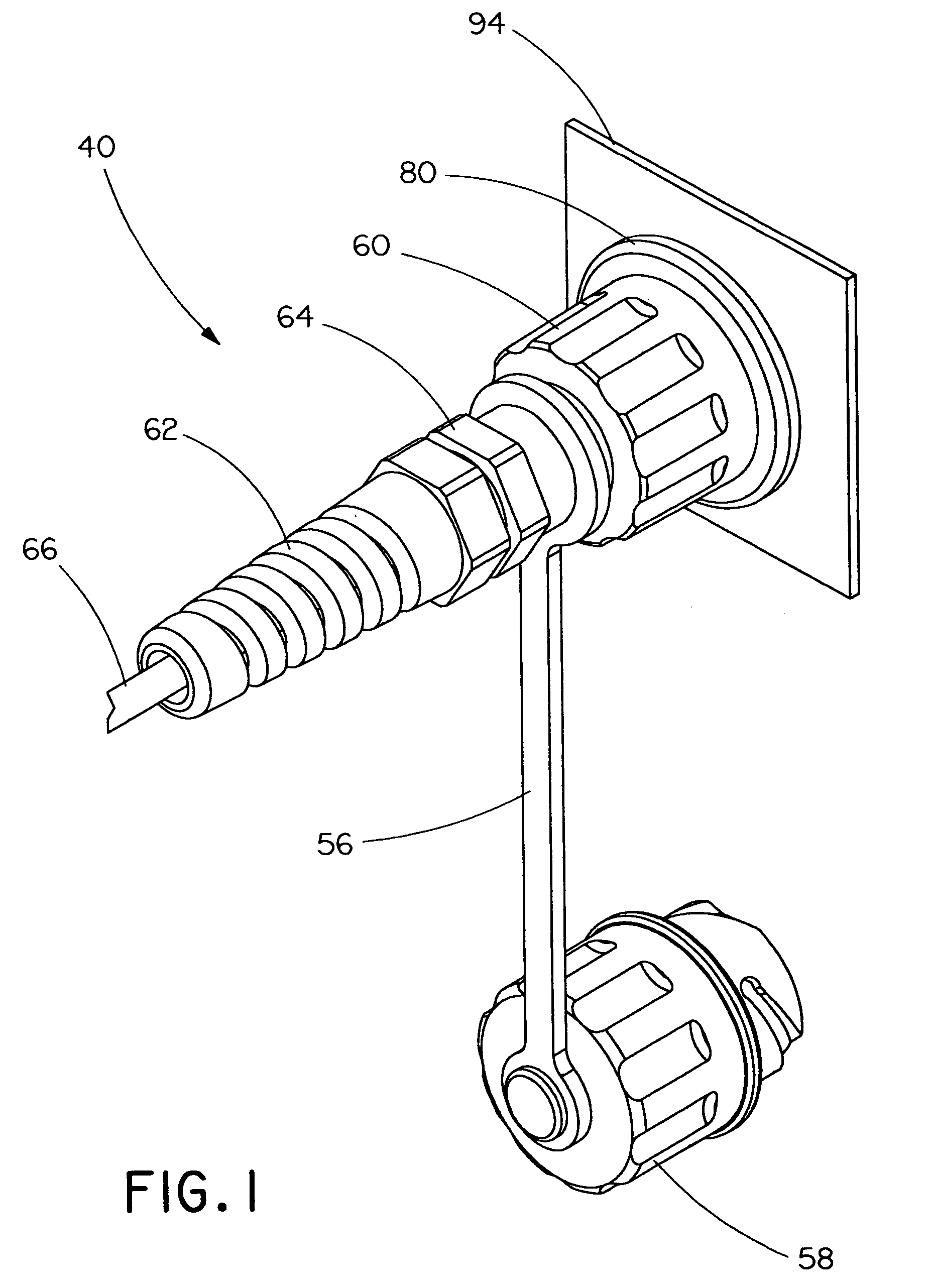 Fiber optic industrial connector