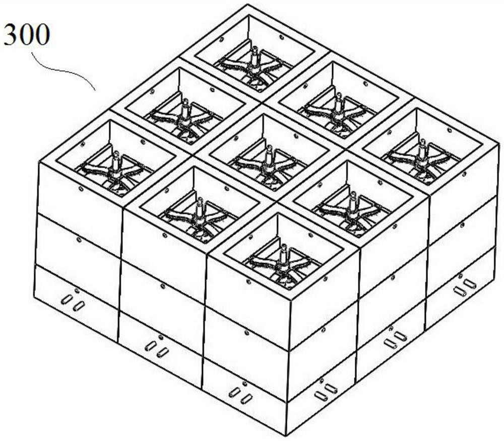 A modular quasi-zero stiffness vibration isolation structure