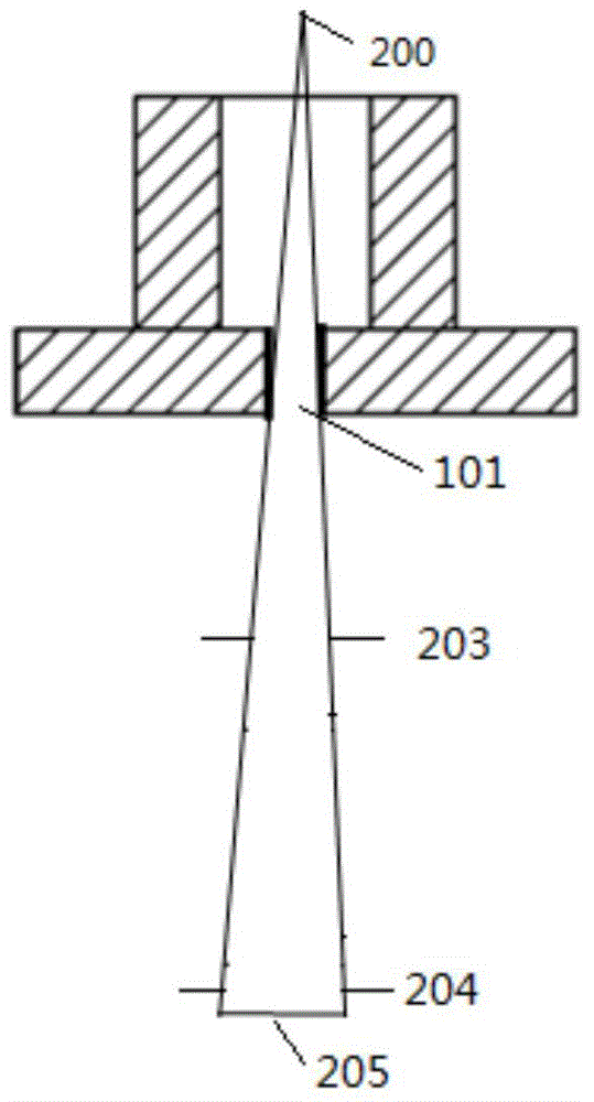 Optical path restriction slit structure for preventing X ray leakage and improving imaging quality