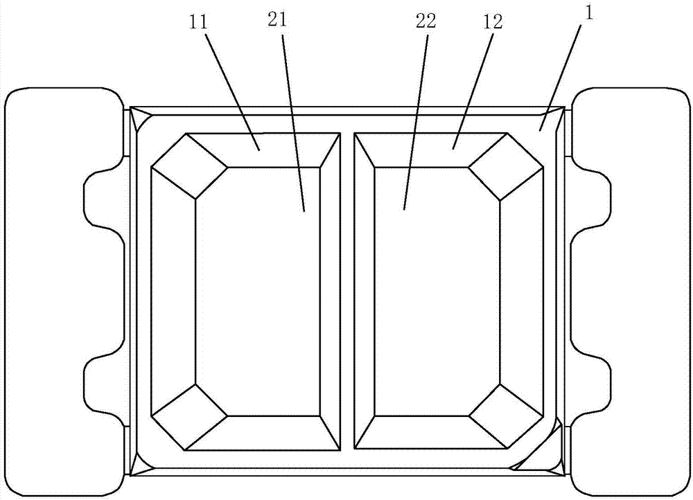 High-color-rendering white-light LED lamp structure