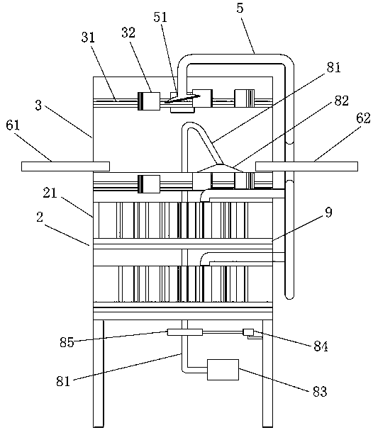Black soldier fly farming equipment with residue-sucking cleaning function and method of use thereof