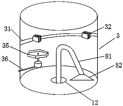 Black soldier fly farming equipment with residue-sucking cleaning function and method of use thereof