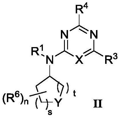 4-aminopyrimidine or 2-aminotriazine compound and preparation method thereof