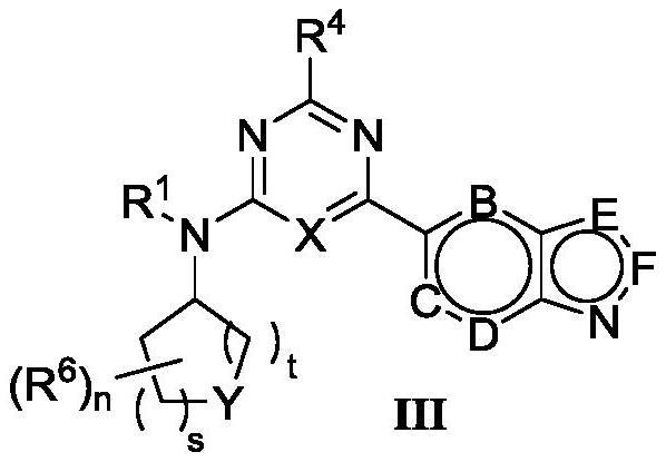 4-aminopyrimidine or 2-aminotriazine compound and preparation method thereof