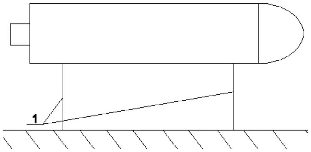 A hydroelectric power generation device for underwater unmanned vehicles