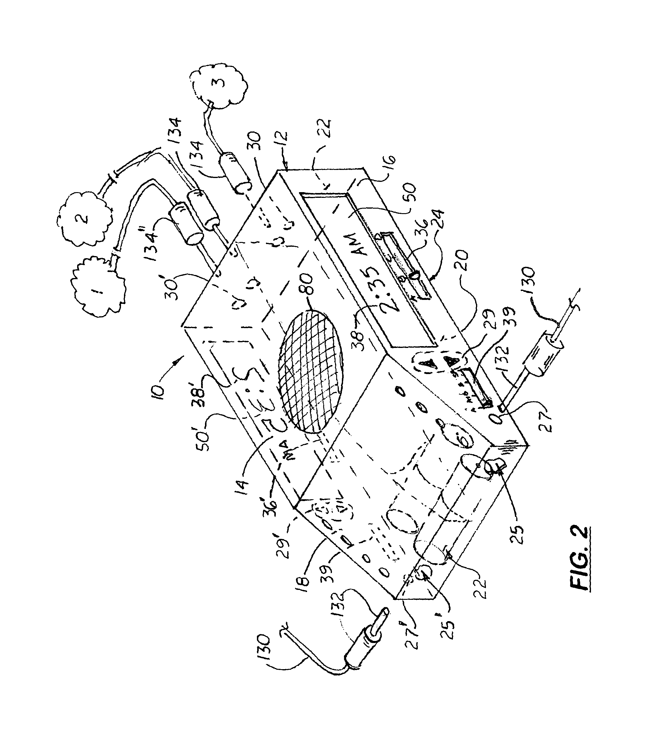 Bed audio entertainment device