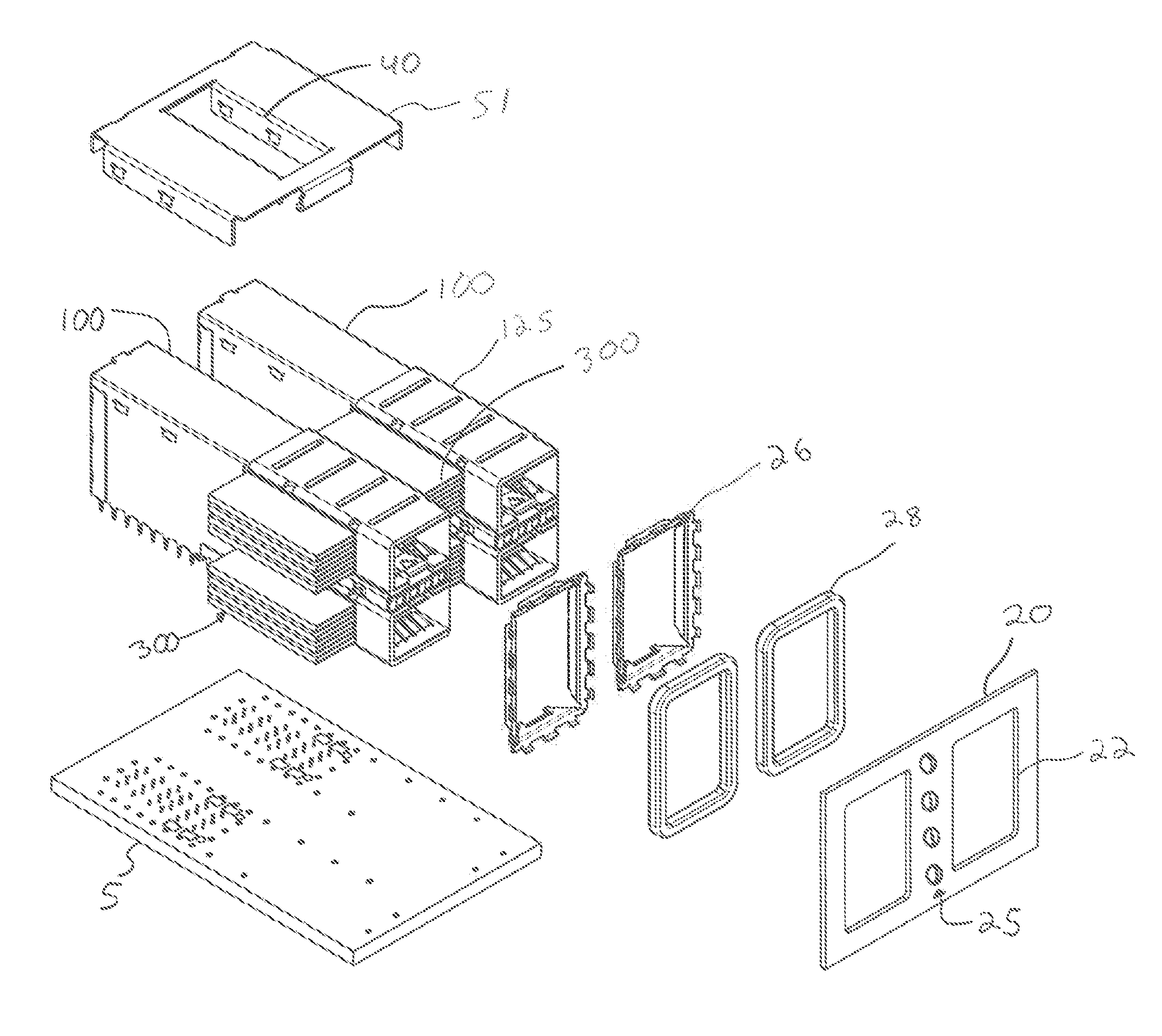 Connector with integrated heat sink