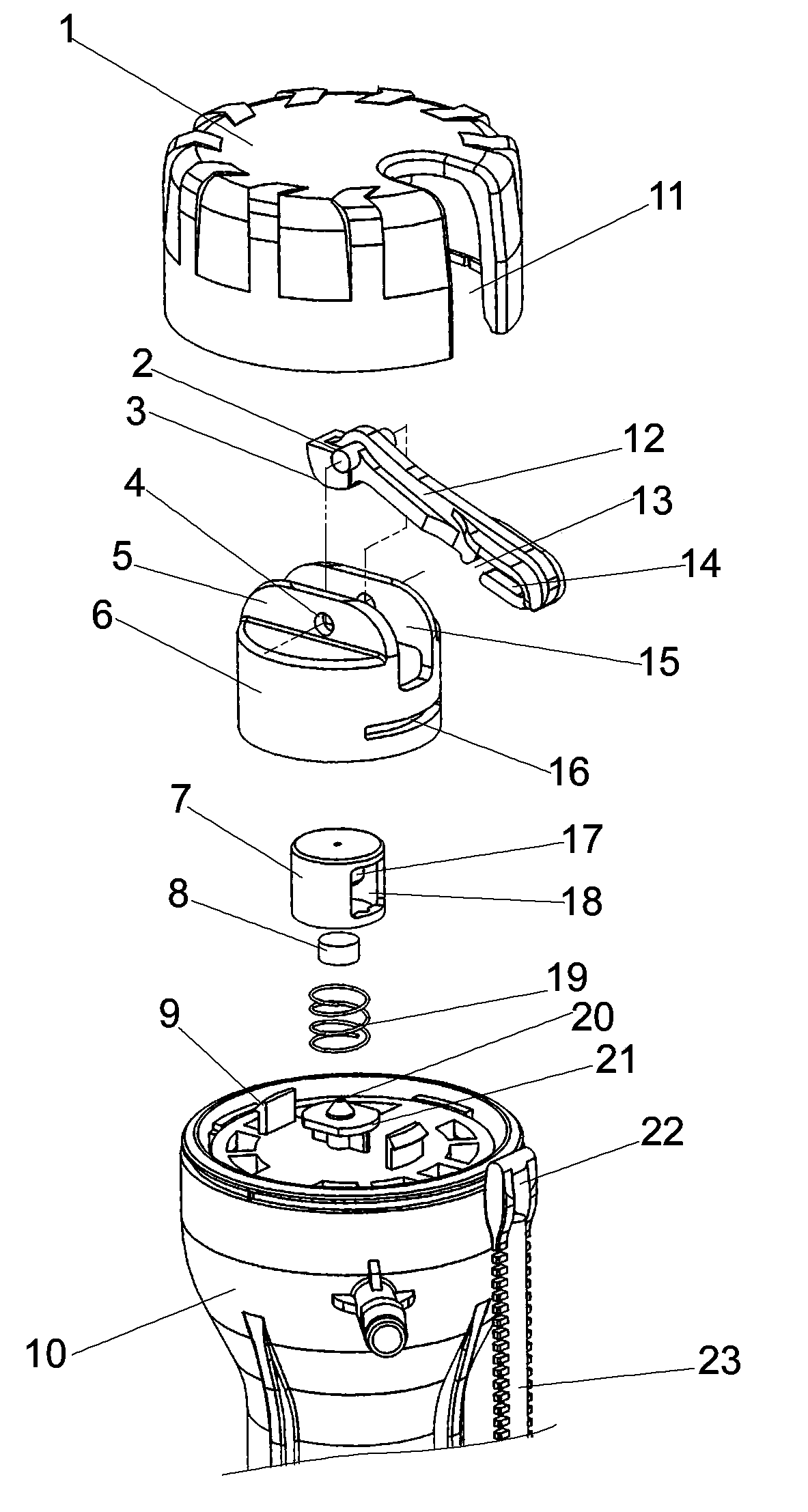 Water stop structure for water inlet device of toilet bowl