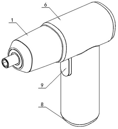 Handheld household electric tool