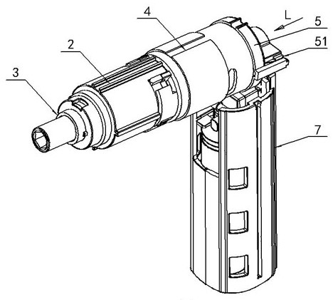 Handheld household electric tool